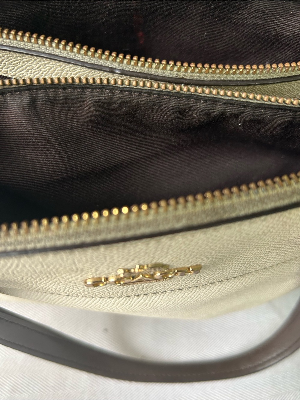 Coach Prairie Satchel + Matching Wallet - Chalk/Python Print - Picture 10 of 10